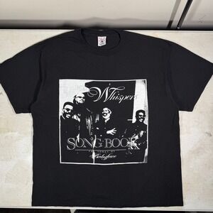 Vintage 1999 The Whispers Songbook Babyface Tour Shirt XL Double Sided